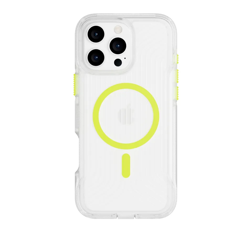 tech21-flexpro-iphone-16-pro-max-h-lle-neon-green-glow-magsafe image 1