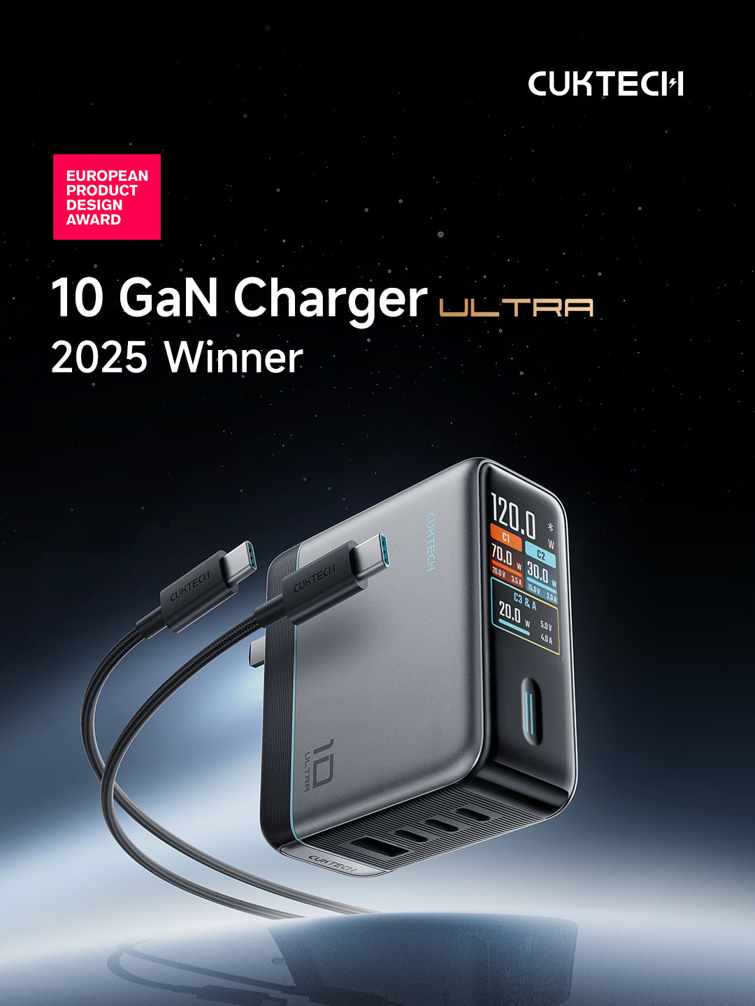 cuktech-ad1204u-epda-usb-c-ladeger-t-120w-gan image 1