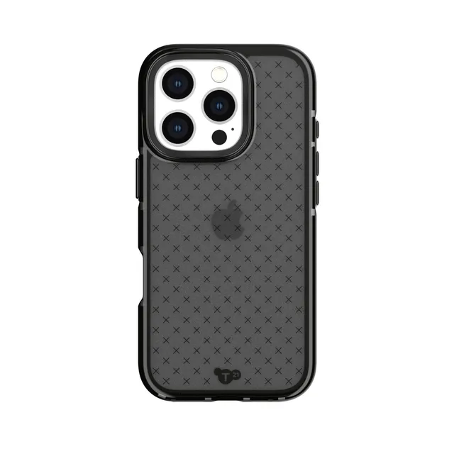 tech21-evocheck-iphone-16-pro-h-lle-smokey-black-16ft-schutz image 1