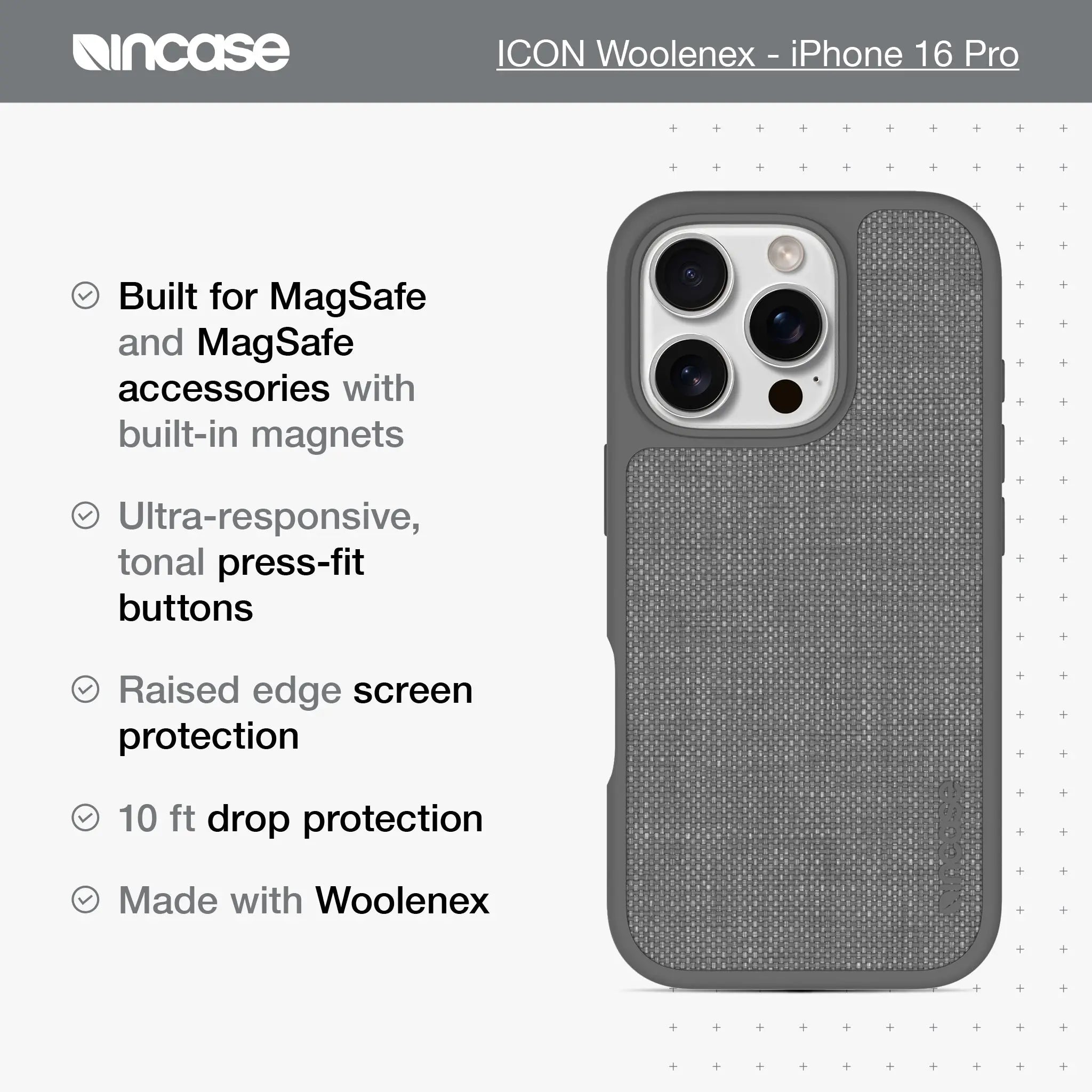 incase-icon-h-lle-iphone-16-pro-magsafe-graphite-woolenex image 3