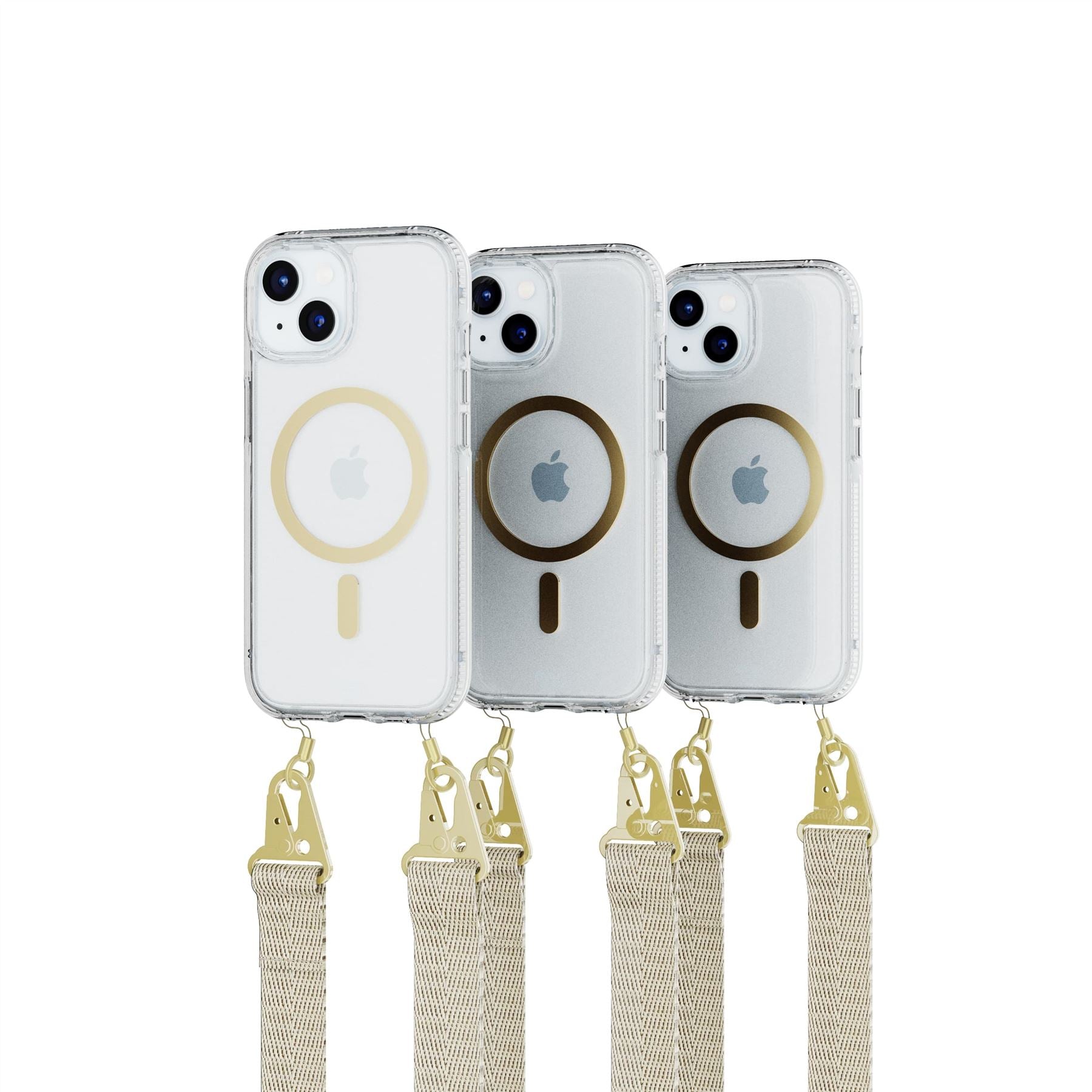 tech21-flexquartz-iphone-13-17e-h-lle-clear-gold-mit-band image 4