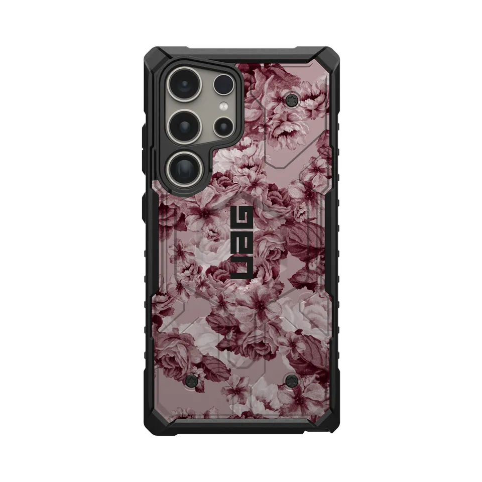 uag-pathfinder-floral-merlot-h-lle-f-r-galaxy-s25-ultra image 1