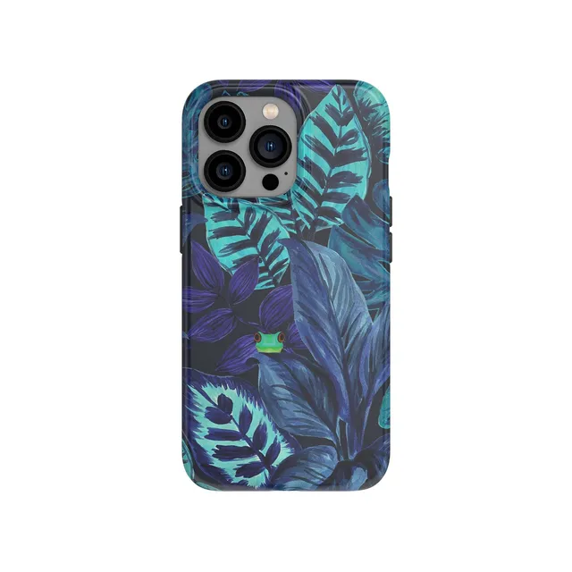 tech21-eco-art-iphone-13-pro-h-lle-frosch-gr-n-3m-schutz image 1