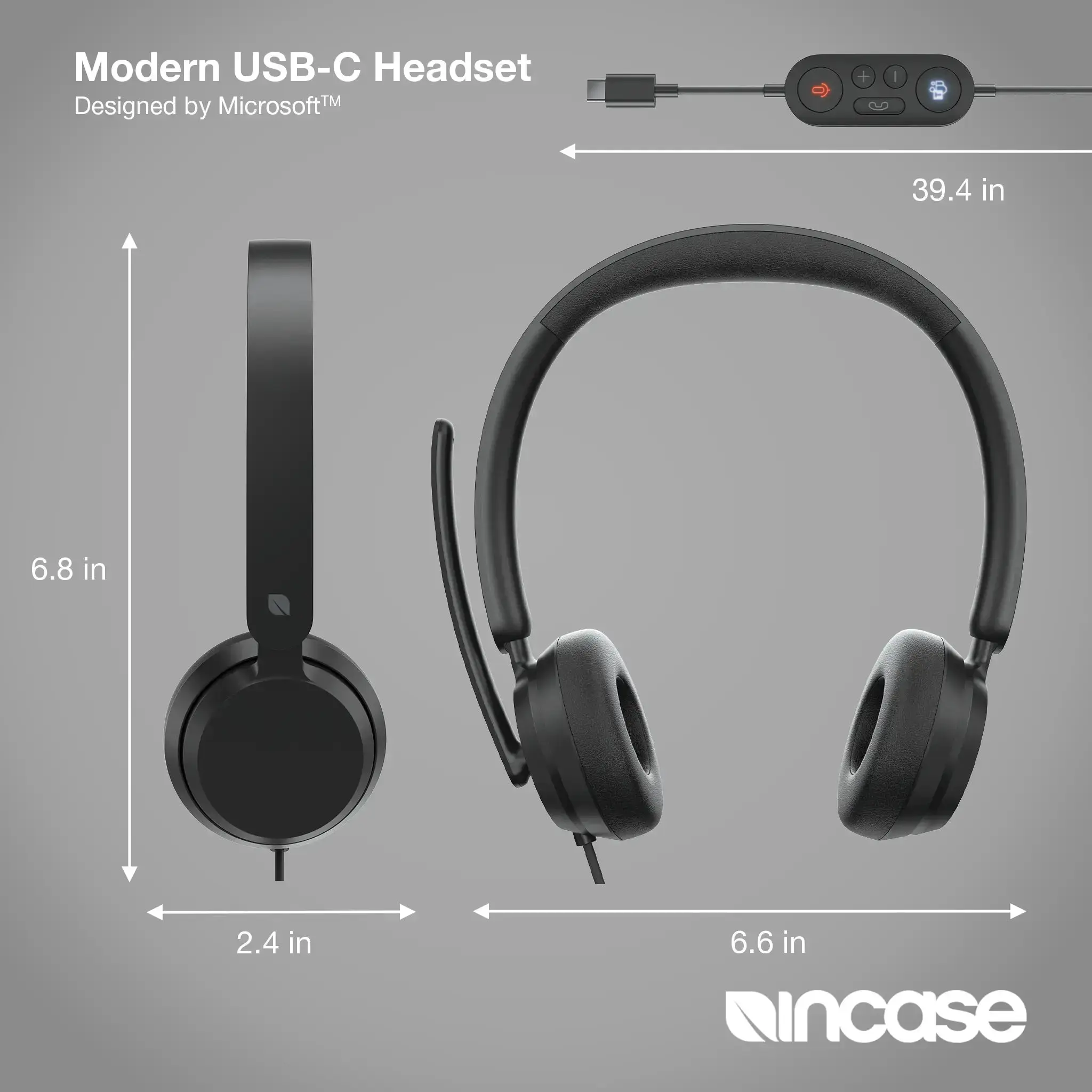 incase-modern-usb-c-headset-on-ear-schwarz-kabel image 4