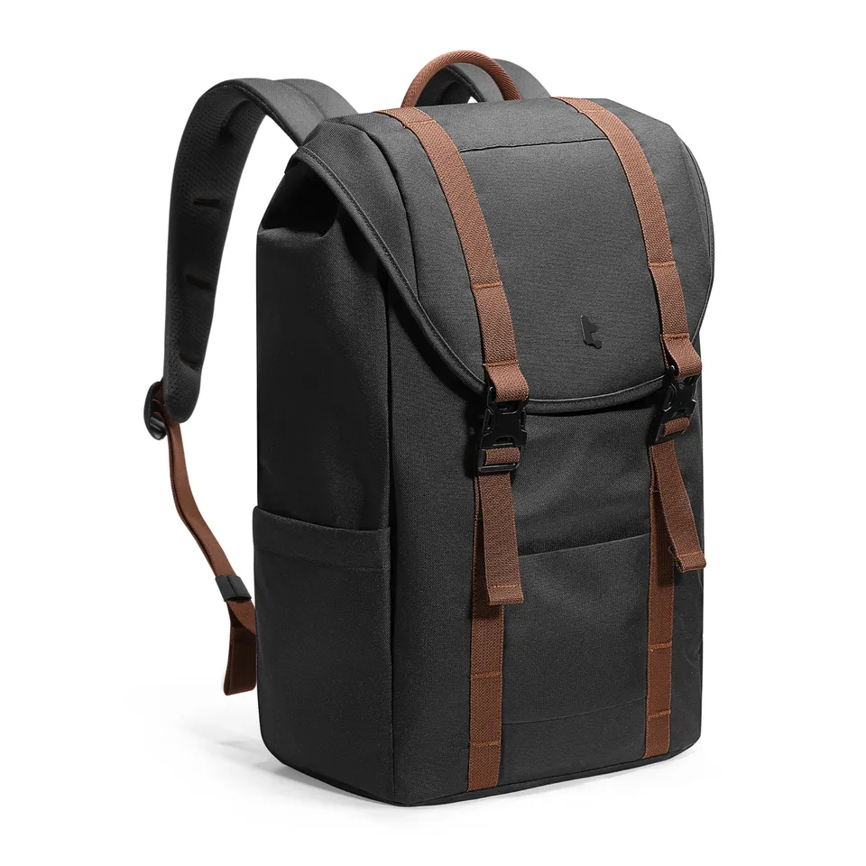 tomtoc-vintpack-ta1-laptop-rucksack-22l-schwarz-vintage image 1