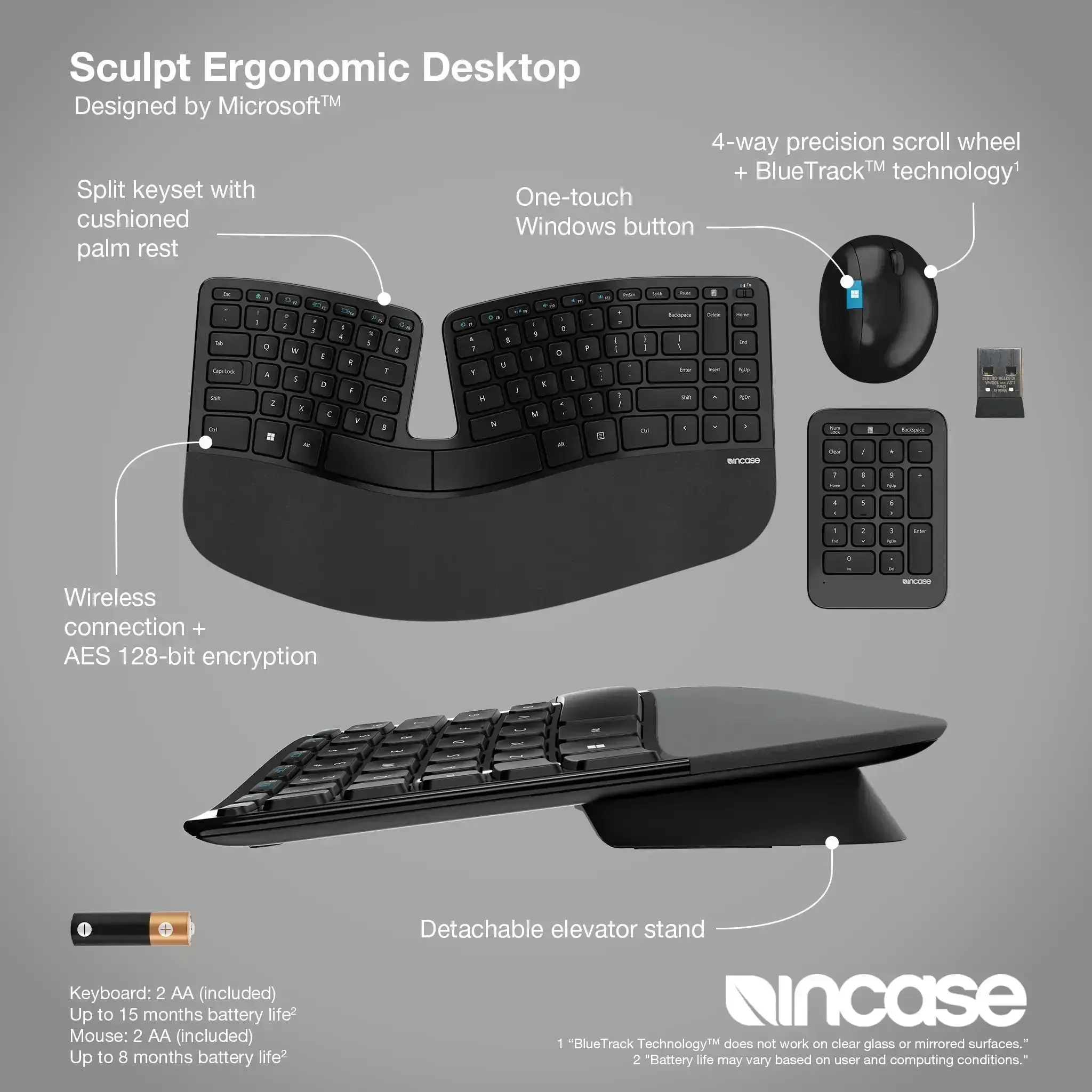 incase-sculpt-ergonomic-desktop-tastatur-maus-schwarz image 3