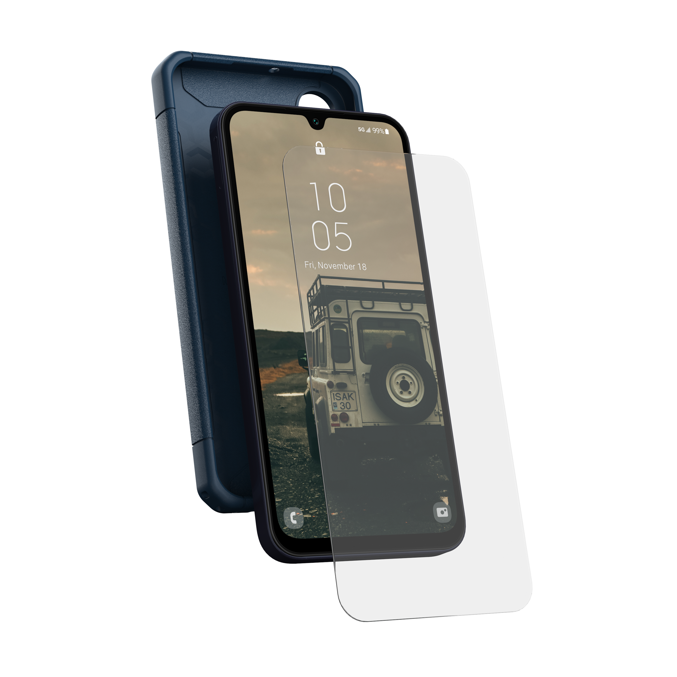 uag-standard-issue-galaxy-a15-5g-panzerglas-schutzglas image 2