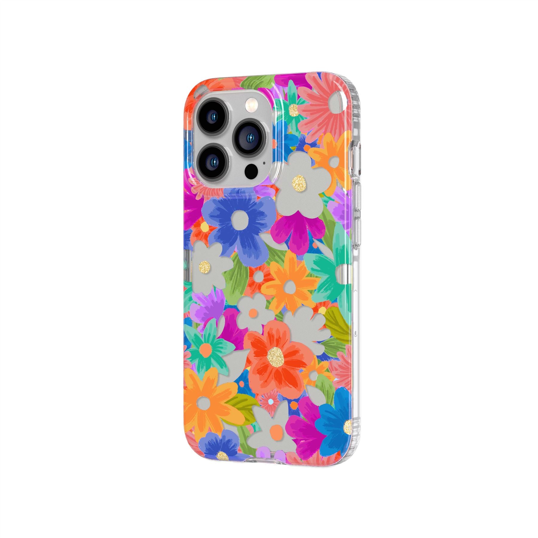 tech21-evoart-iphone-13-pro-handyh-lle-cutout-flora-glitzer image 5