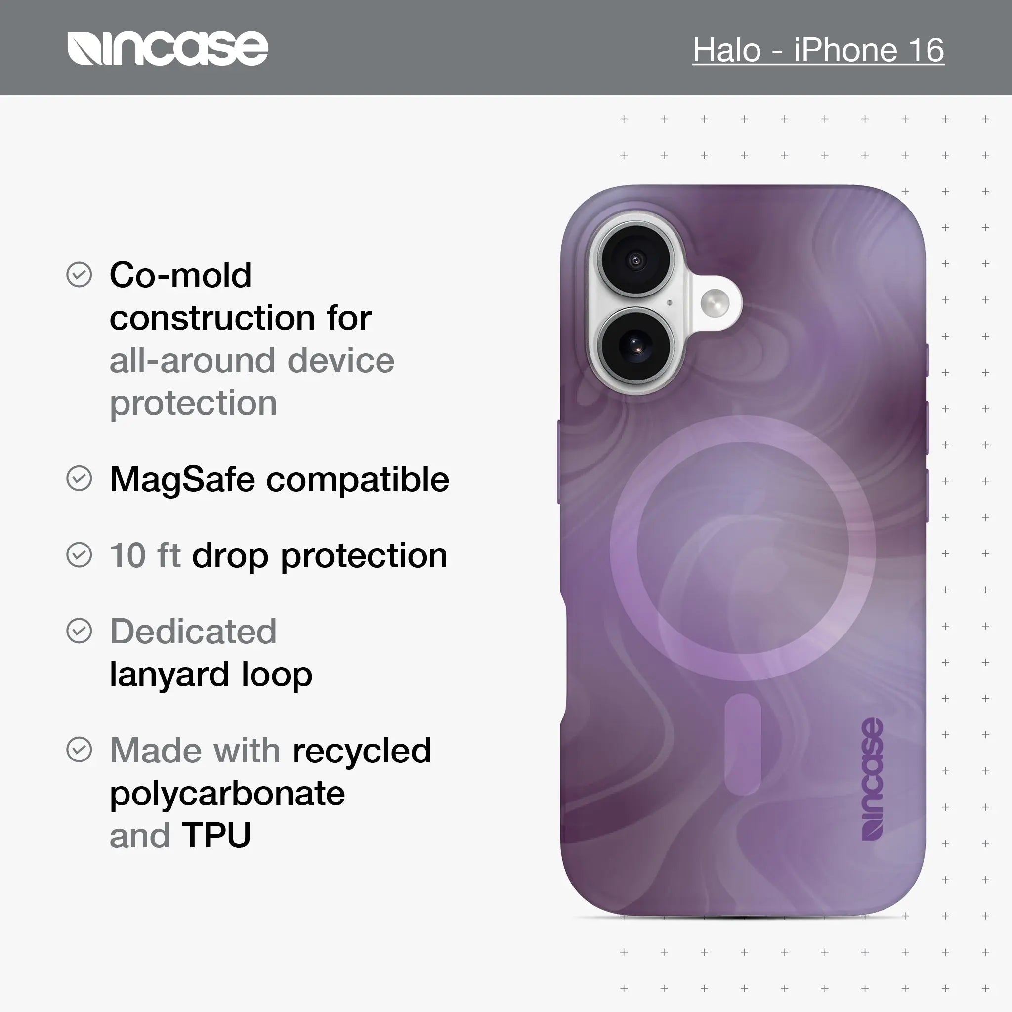 incase-halo-case-magsafe-iphone-16-h-lle-oil-slick-lilac-fallschutz image 8