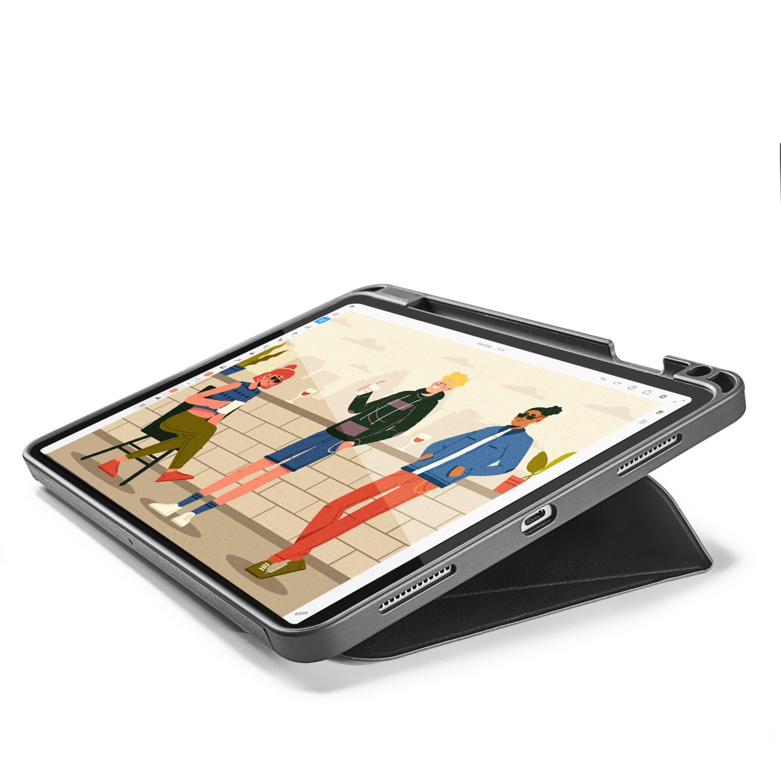 tomtoc-inspire-b50-tablet-h-lle-10-9-zoll-schwarz-ipad-air image 8