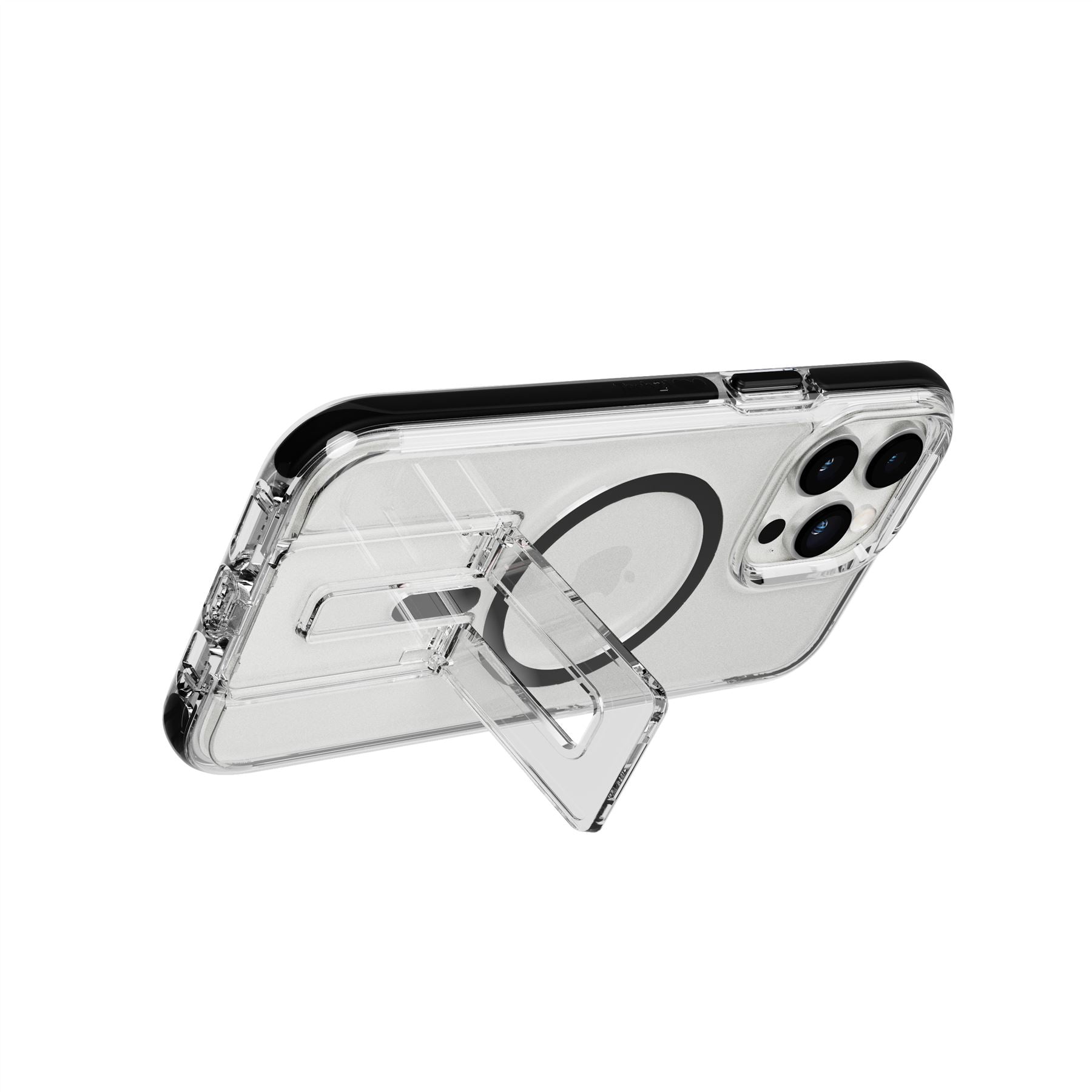 tech21-evocrystal-kick-iphone-14-pro-max-h-lle-clear-black image 3