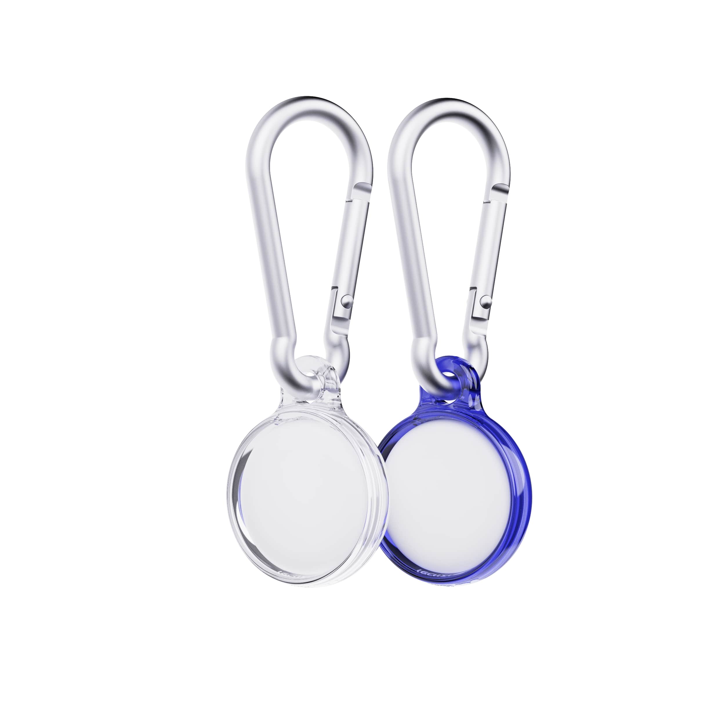 tech21-evopop-apple-airtag-h-lle-2er-electric-blue-clear-anh-nger image 2