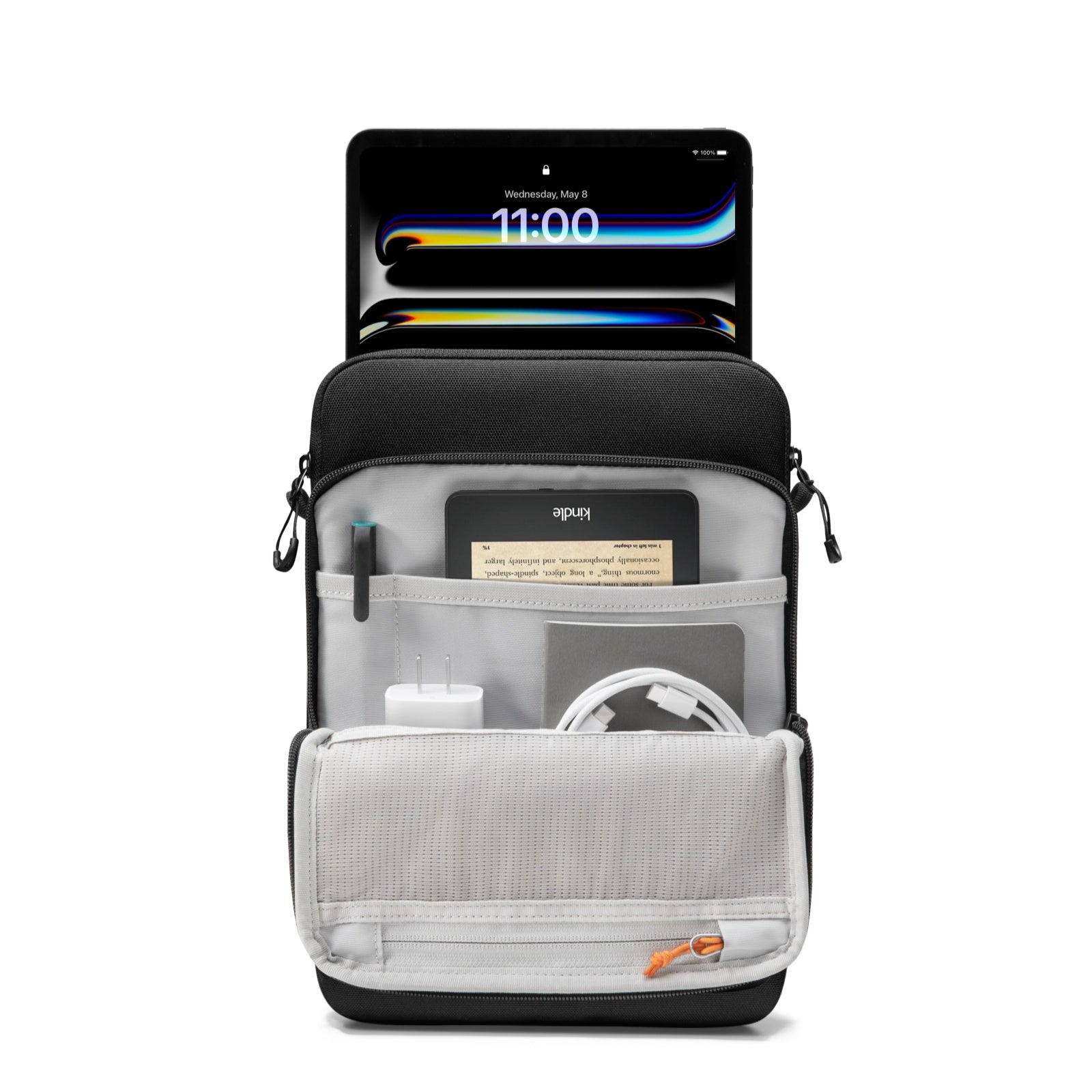 tomtoc-defenderace-b03-tablet-umh-ngetasche-11-zoll-schwarz image 2