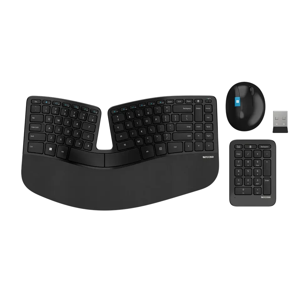incase-sculpt-ergonomic-desktop-tastatur-maus-schwarz image 1