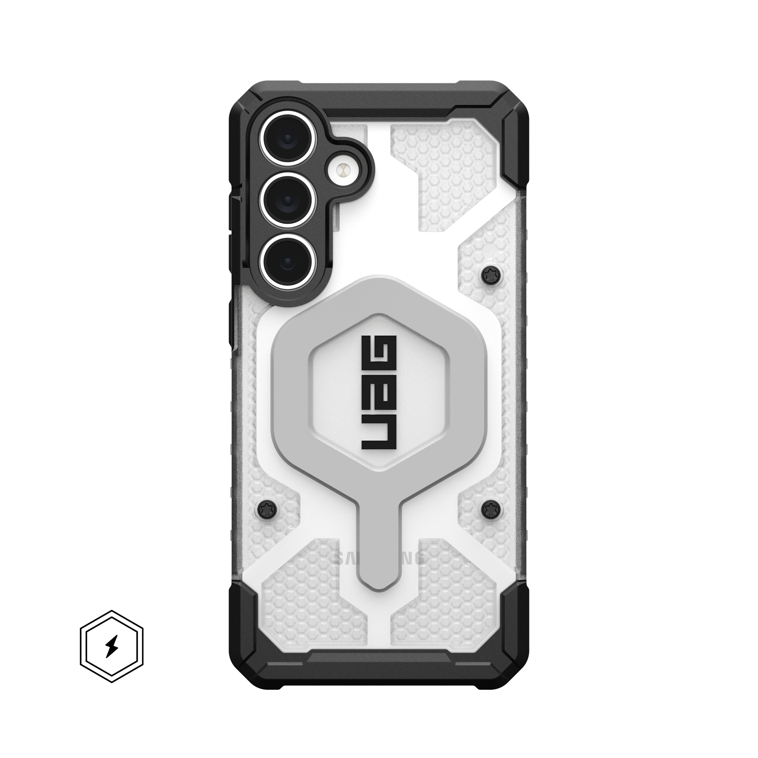 uag-pathfinder-clear-galaxy-s25-fe-h-lle-magnet-transparent image 1