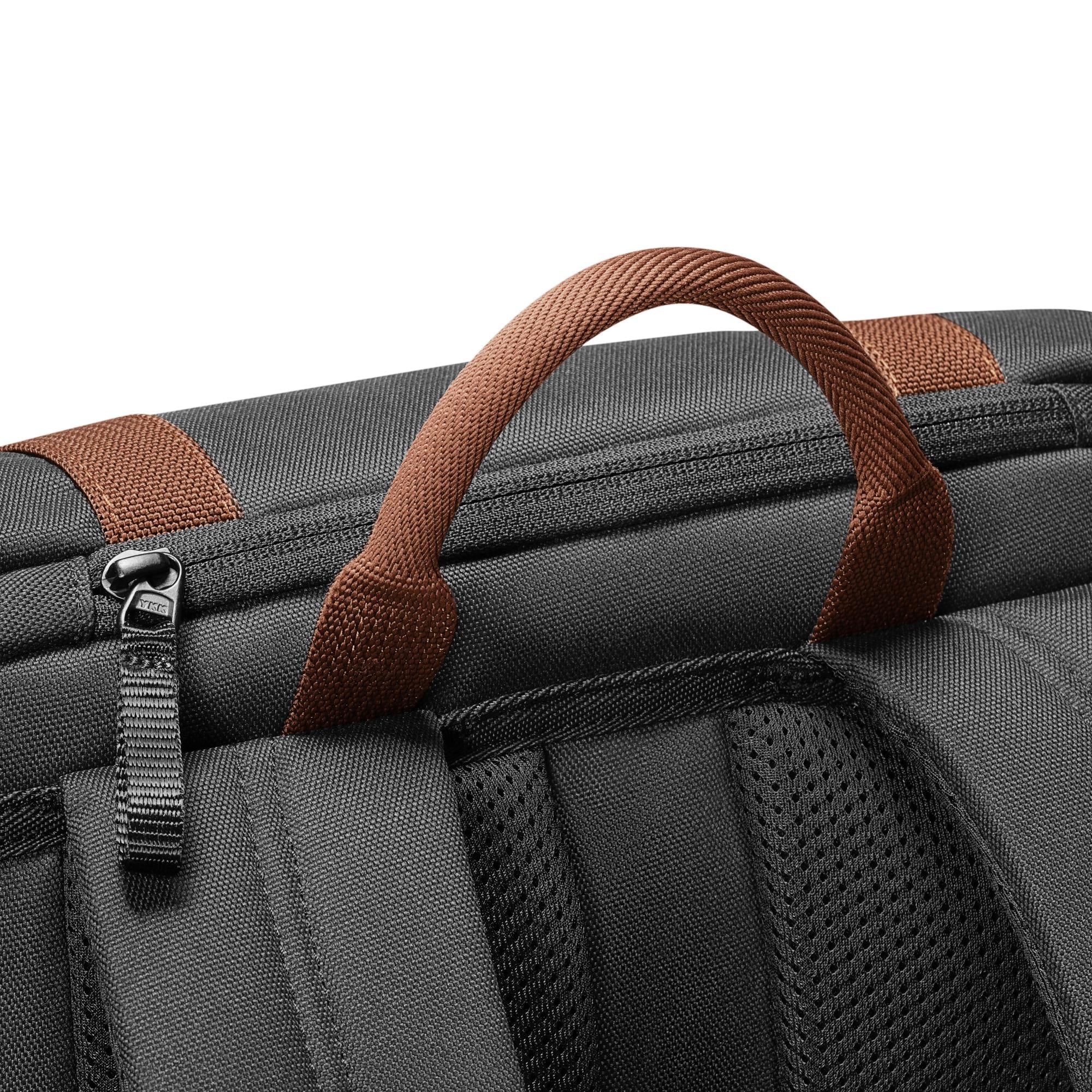 tomtoc-vintpack-ta1-laptop-rucksack-22l-schwarz-vintage image 8