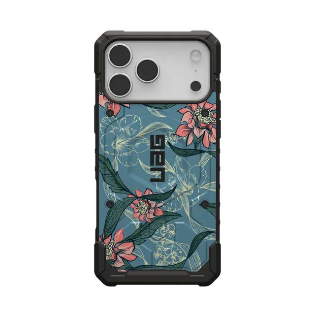 uag-pathfinder-iphone-17-pro-max-magsafe-h-lle-makapuu-floral image 1