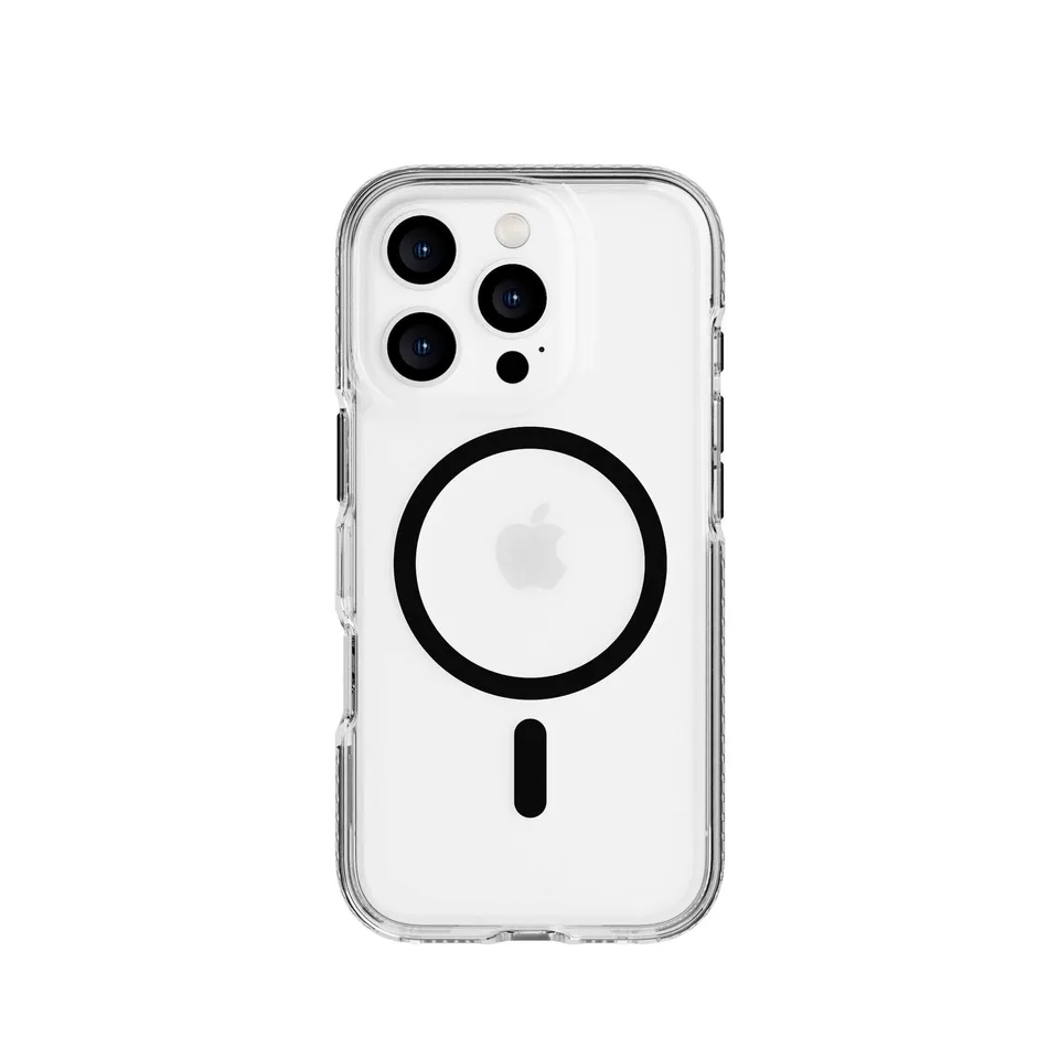 tech21-evocrystal-iphone-16-pro-h-lle-magsafe-schwarz-transparent image 1
