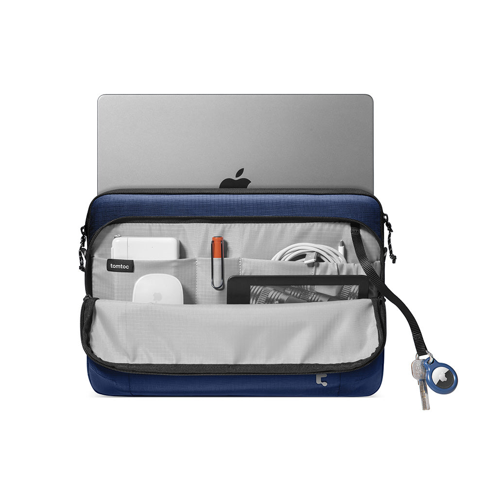 tomtoc-essence-a34-laptoptasche-15-navy-f-r-macbook-air image 2