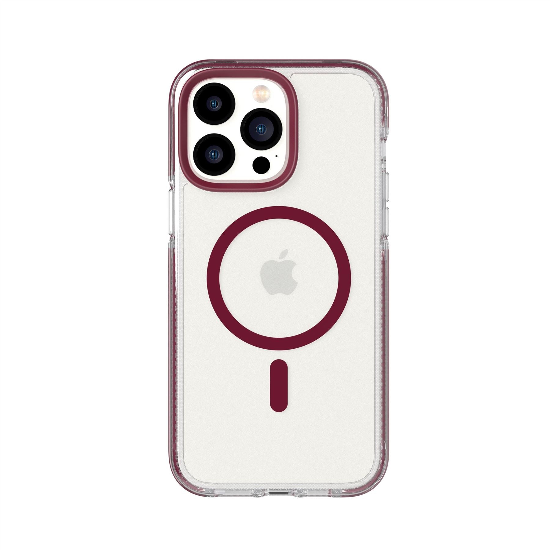 tech21-evocrystal-iphone-14-pro-max-h-lle-burgundy-magsafe image 1