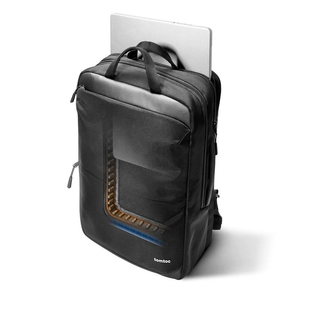tomtoc-navigator-t71-laptop-rucksack-24l-17-3-zoll-schwarz image 7