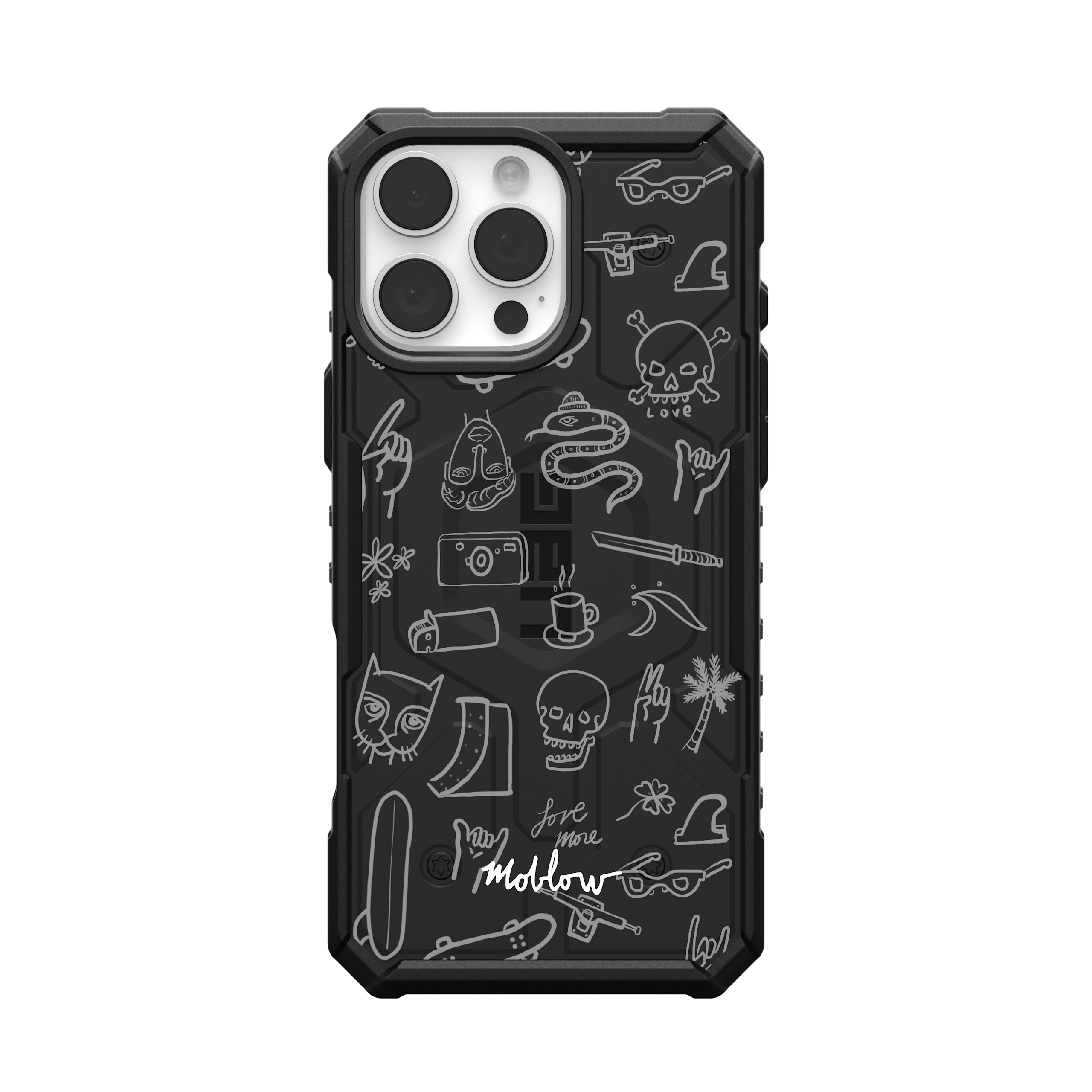 uag-pathfinder-iphone-16-pro-max-h-lle-doodles-magsafe image 1