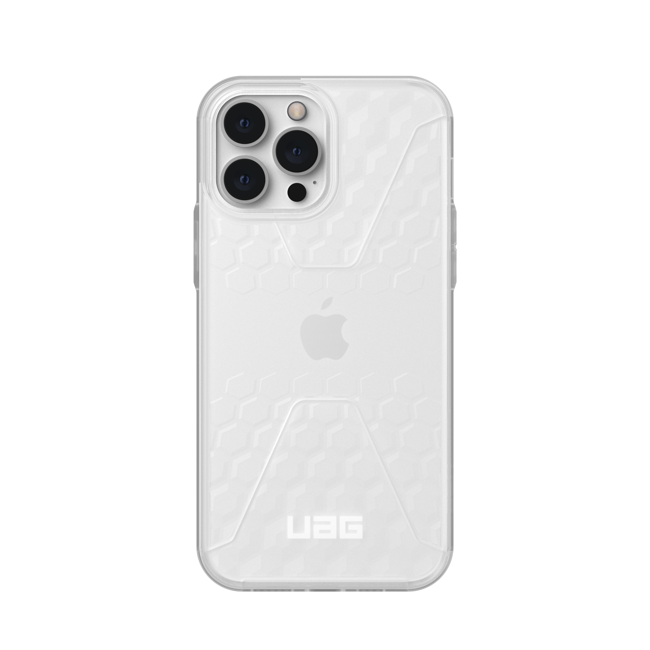 uag-civilian-iphone-13-pro-max-h-lle-frosted-ice-transparent image 1