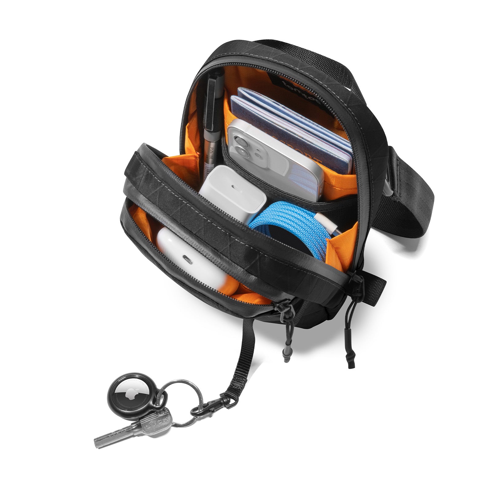 tomtoc-aviator-t37-crossbody-bag-1-3l-schwarz-rfid-x-pac image 2