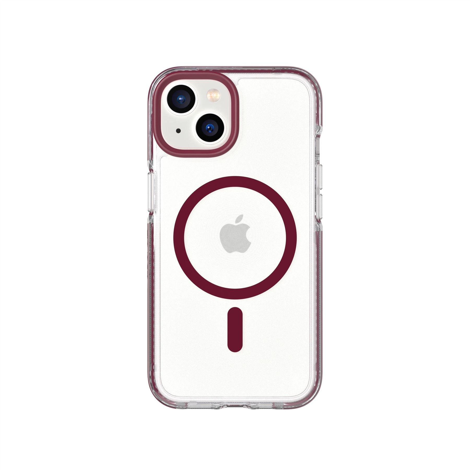 tech21-evocrystal-magsafe-iphone-h-lle-clear-burgundy-4-9m image 1