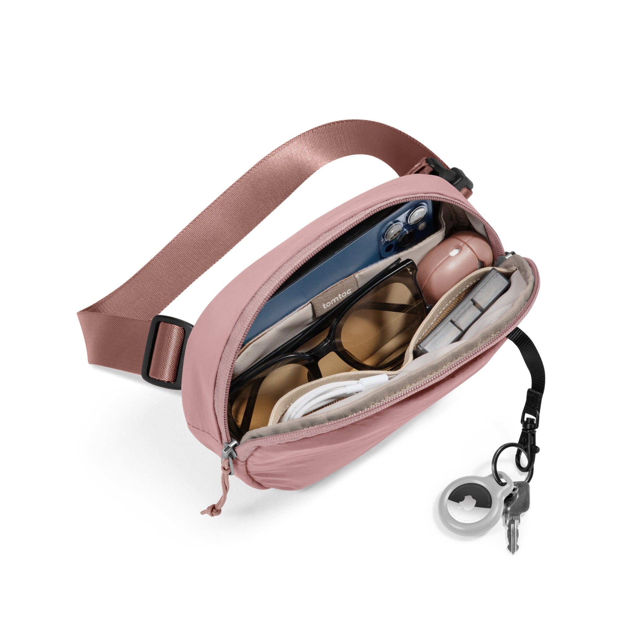 tomtoc-slingbean-t32-bauchtasche-1-5l-schwarz-rfid image 2