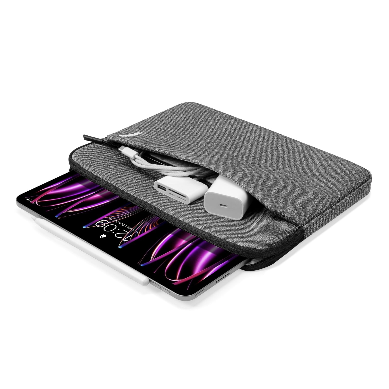 tomtoc-light-b18-tablet-tasche-13-zoll-dunkelgrau-zubeh-r image 5
