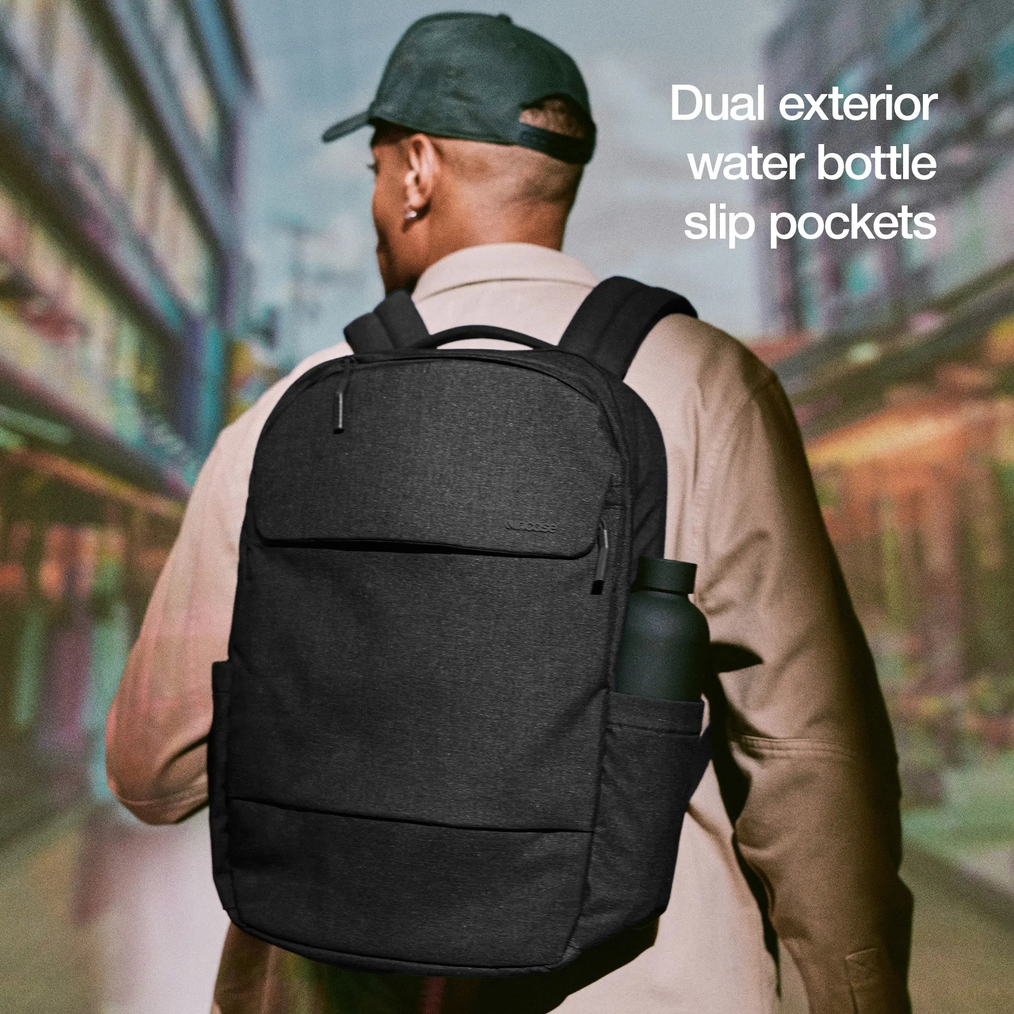 incase-crosstown-rucksack-20l-schwarz-16-zoll-woolenex image 5