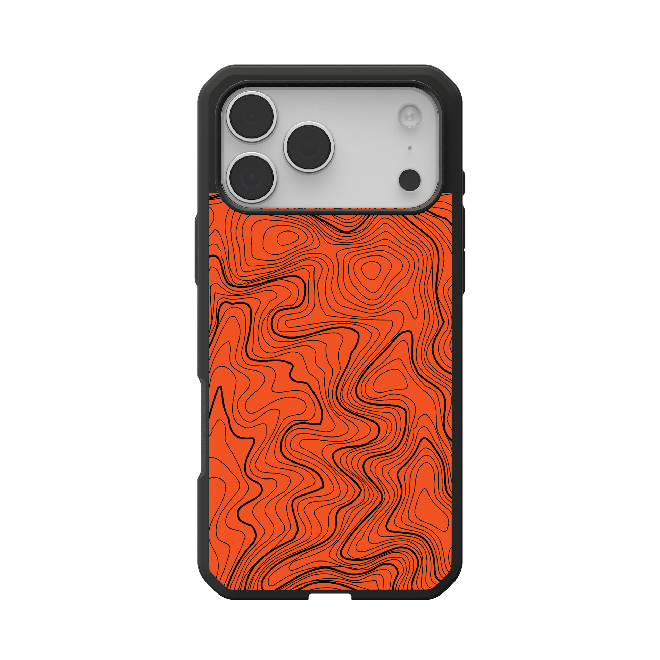 uag-civilian-lt-iphone-17-pro-max-h-lle-orange-topography-magsafe image 1