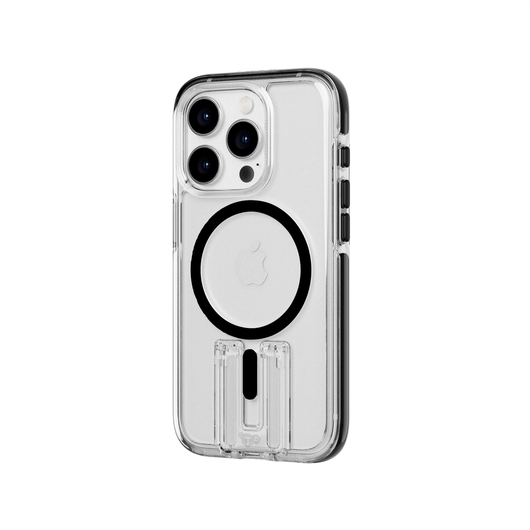 tech21-evocrystal-kick-iphone-15-pro-h-lle-clear-black-magsafe image 5