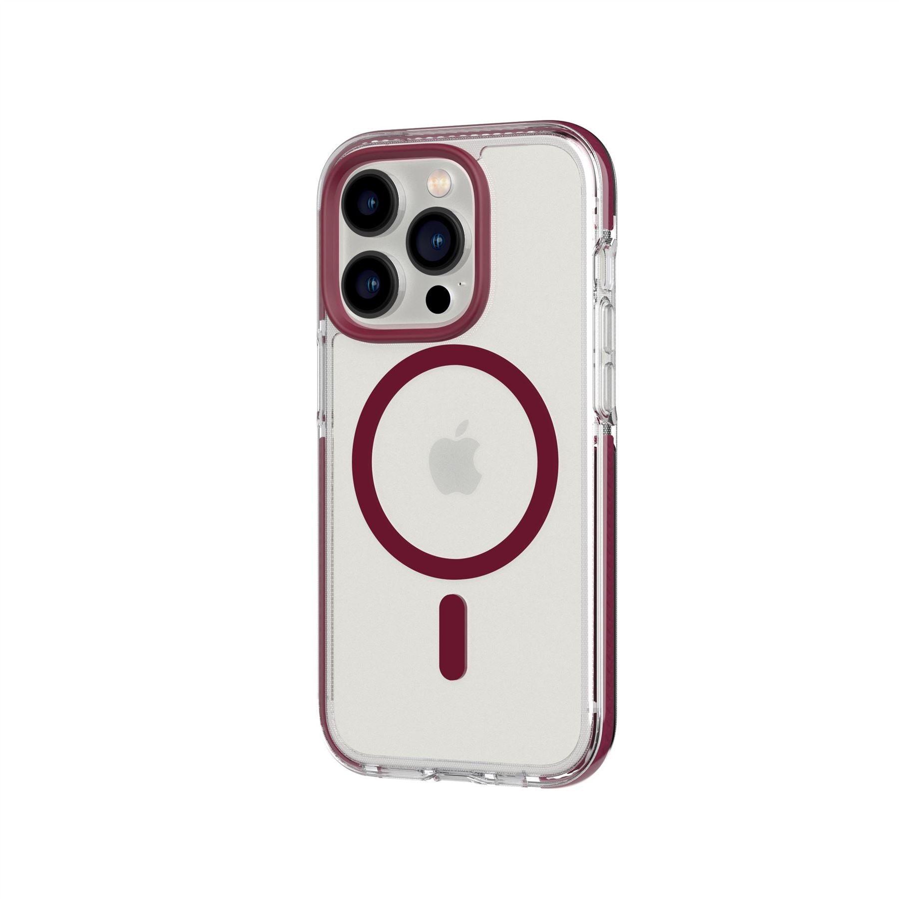 tech21-evocrystal-iphone-14-pro-h-lle-magsafe-burgundy-klar image 5