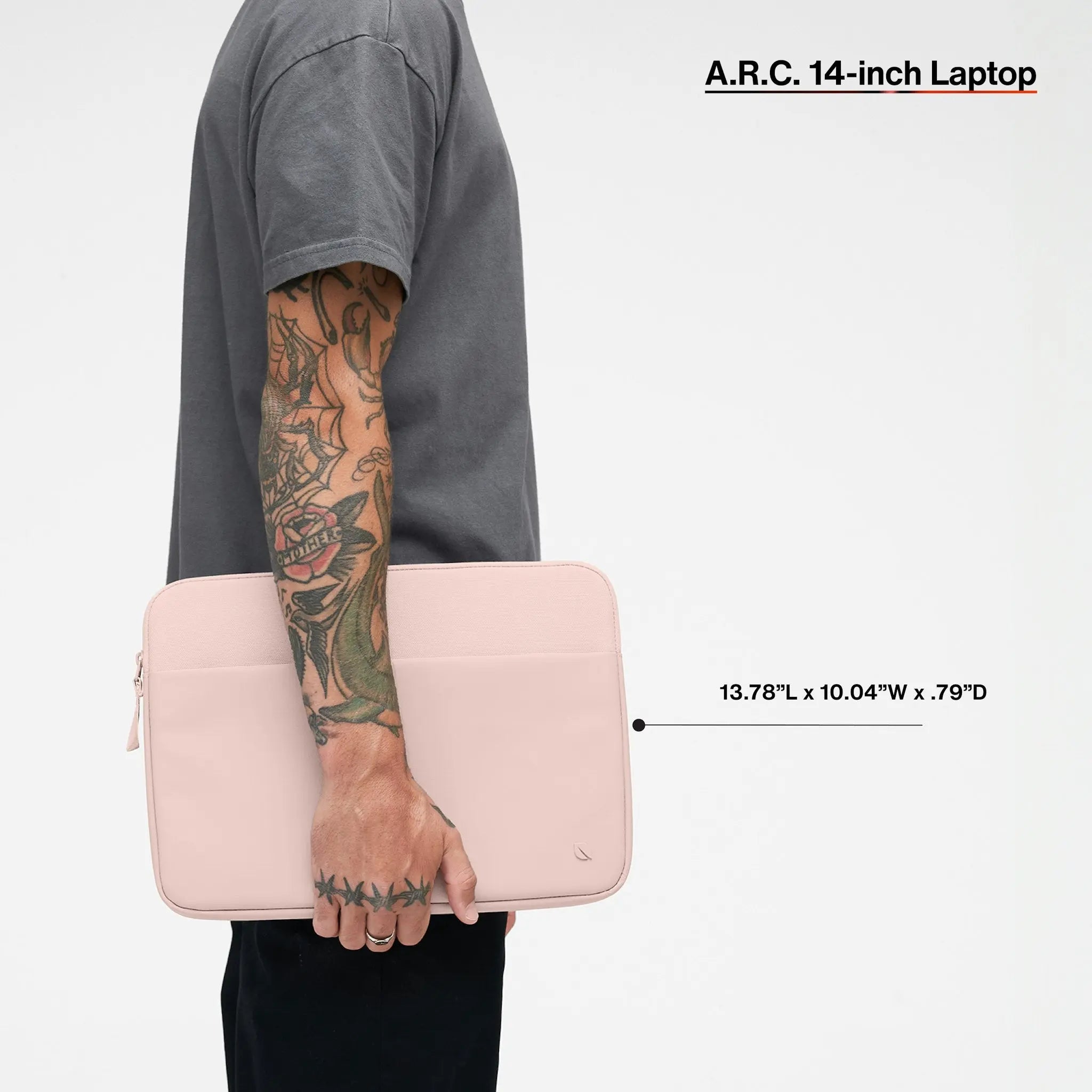 incase-a-r-c-sleeve-14-zoll-laptoptasche-schwarz-polyester image 5
