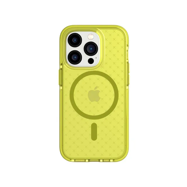 tech21-evocheck-iphone-14-pro-handyh-lle-magsafe-gelb-16ft-schutz image 1