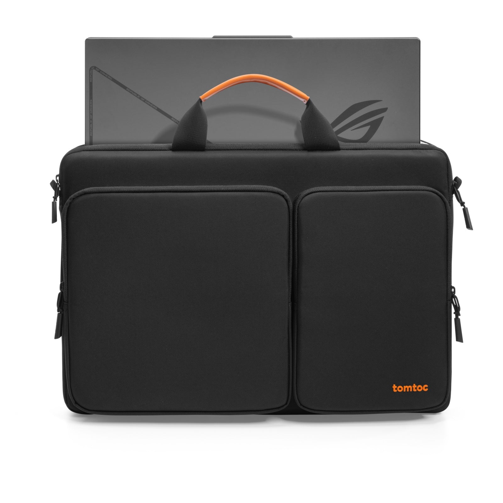 tomtoc-defender-a42-laptoptasche-17-3-zoll-schwarz-schultergurt image 5