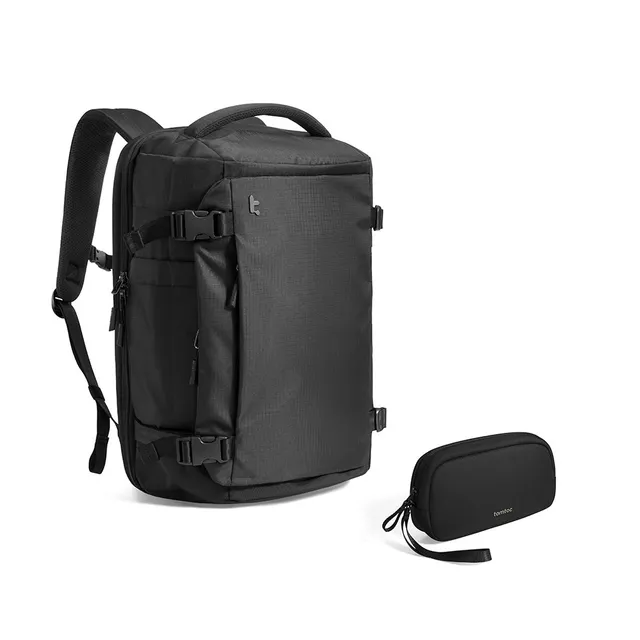 tomtoc-travel-light-duo-s-rucksack-28l-organizer-schwarz image 1