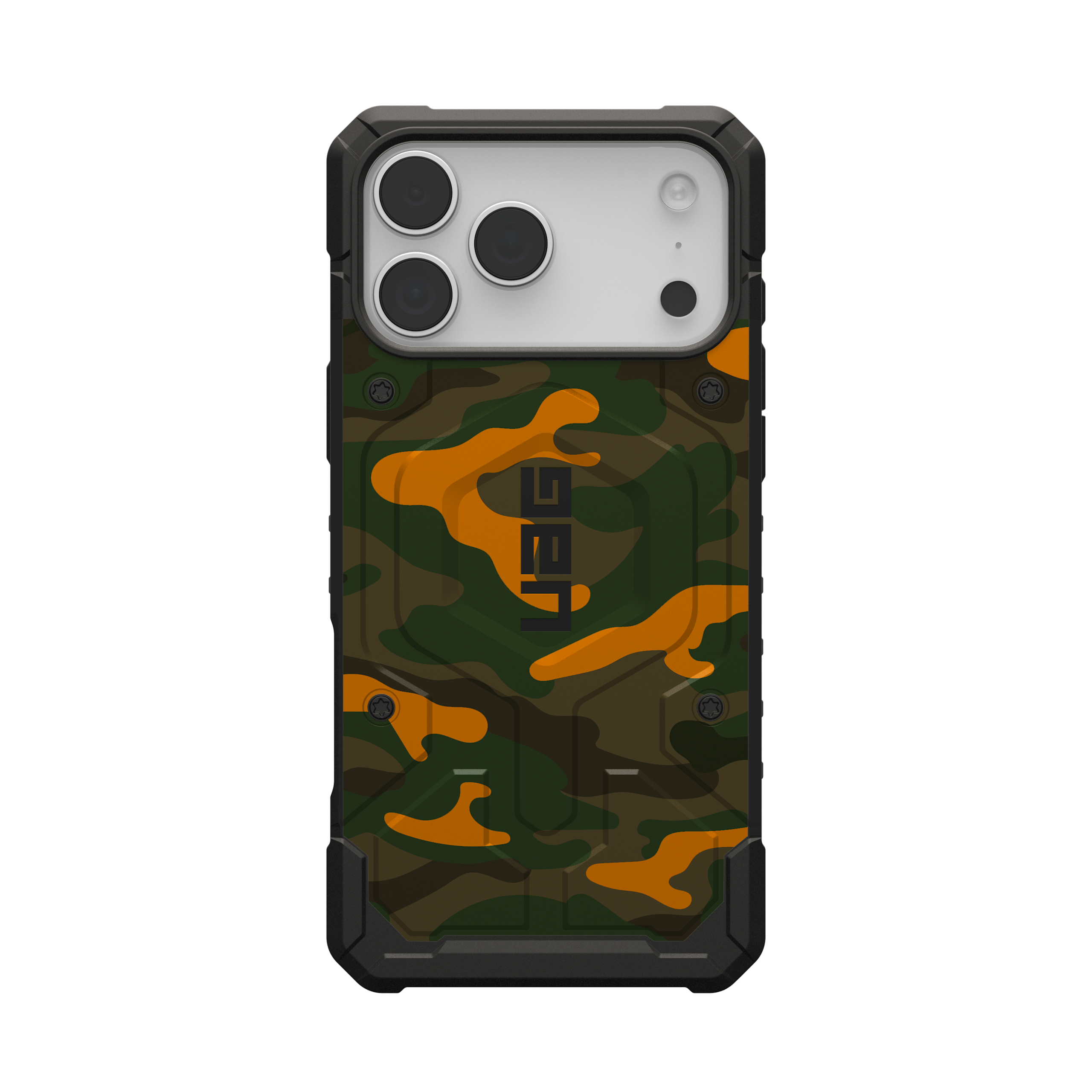 uag-pathfinder-iphone-17-pro-max-h-lle-magsafe-orange-camo image 1