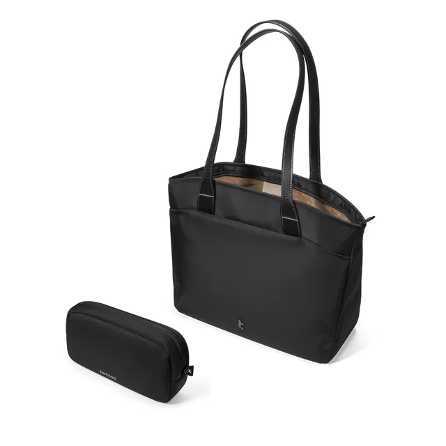 tomtoc-versatile-t23-tote-set-18l-16-zoll-schwarz-mit-pouch image 1