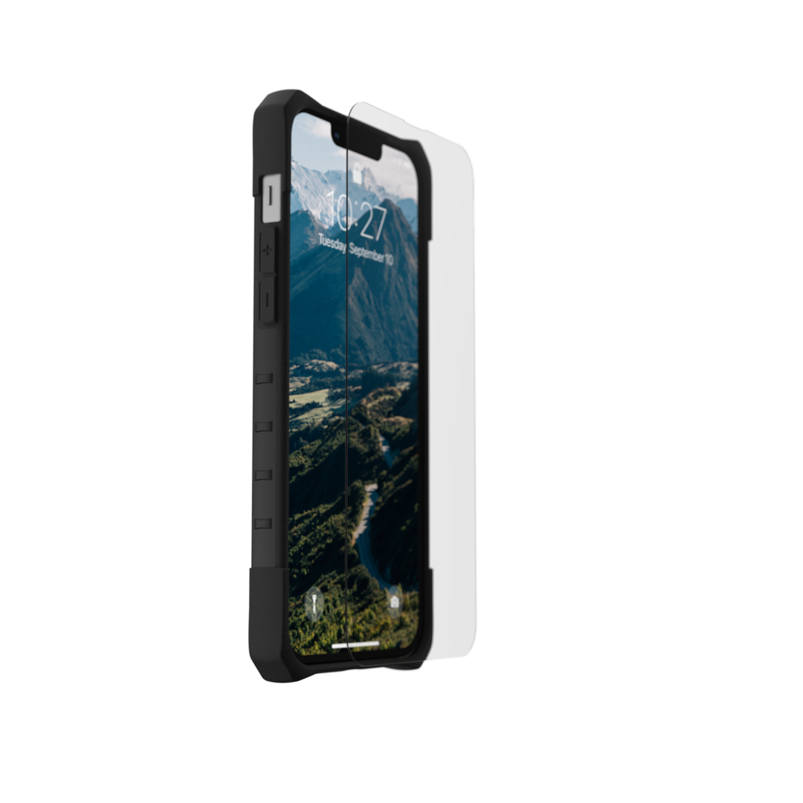 uag-standard-issue-iphone-13-panzerglas-hd-klar-9h image 2