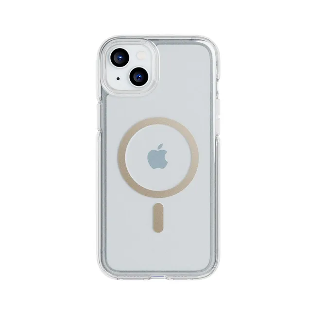 tech21-flexquartz-iphone-15-plus-h-lle-magsafe-gold-klar image 1