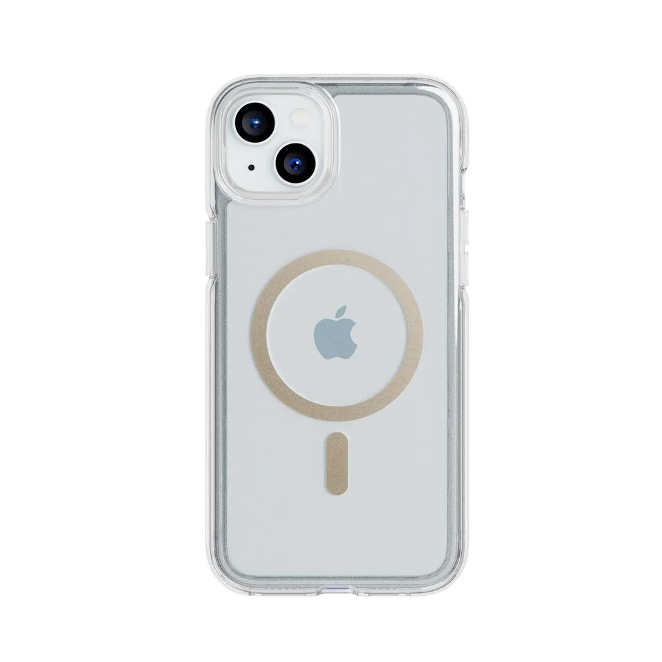 tech21-flexquartz-iphone-15-plus-h-lle-magsafe-gold-klar image 1