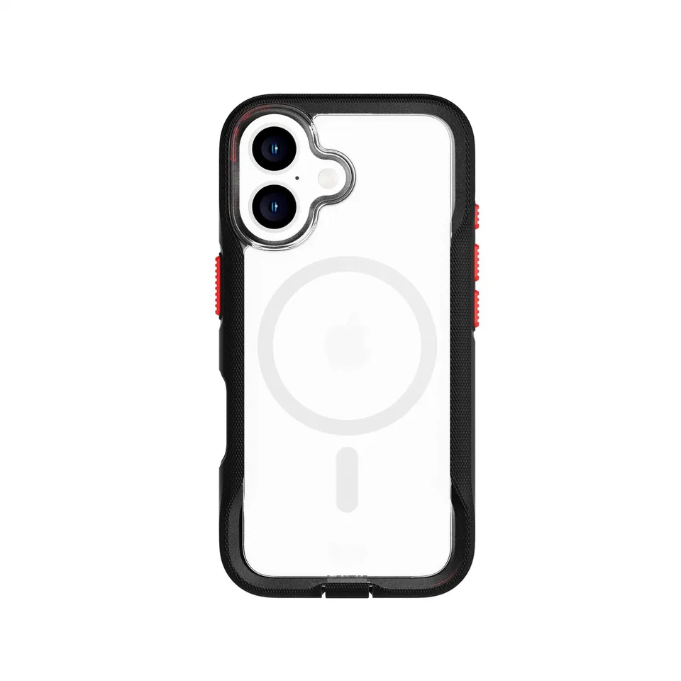 tech21-evopro-iphone-16-h-lle-clear-black-10m-fallschutz-magsafe image 1