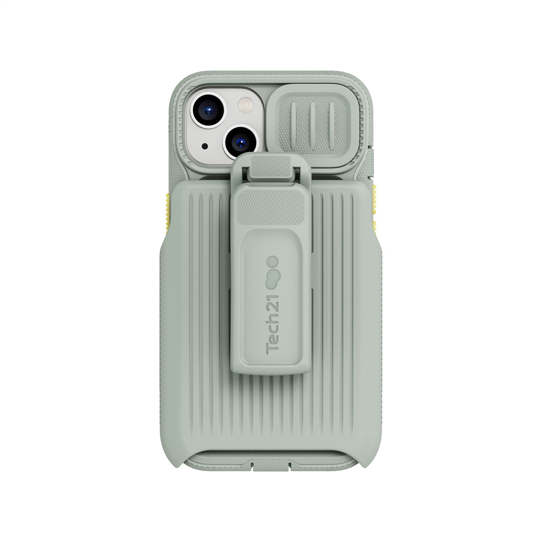 tech21-evomax-handyhulle-iphone-13-khaki-grey-holster image 1