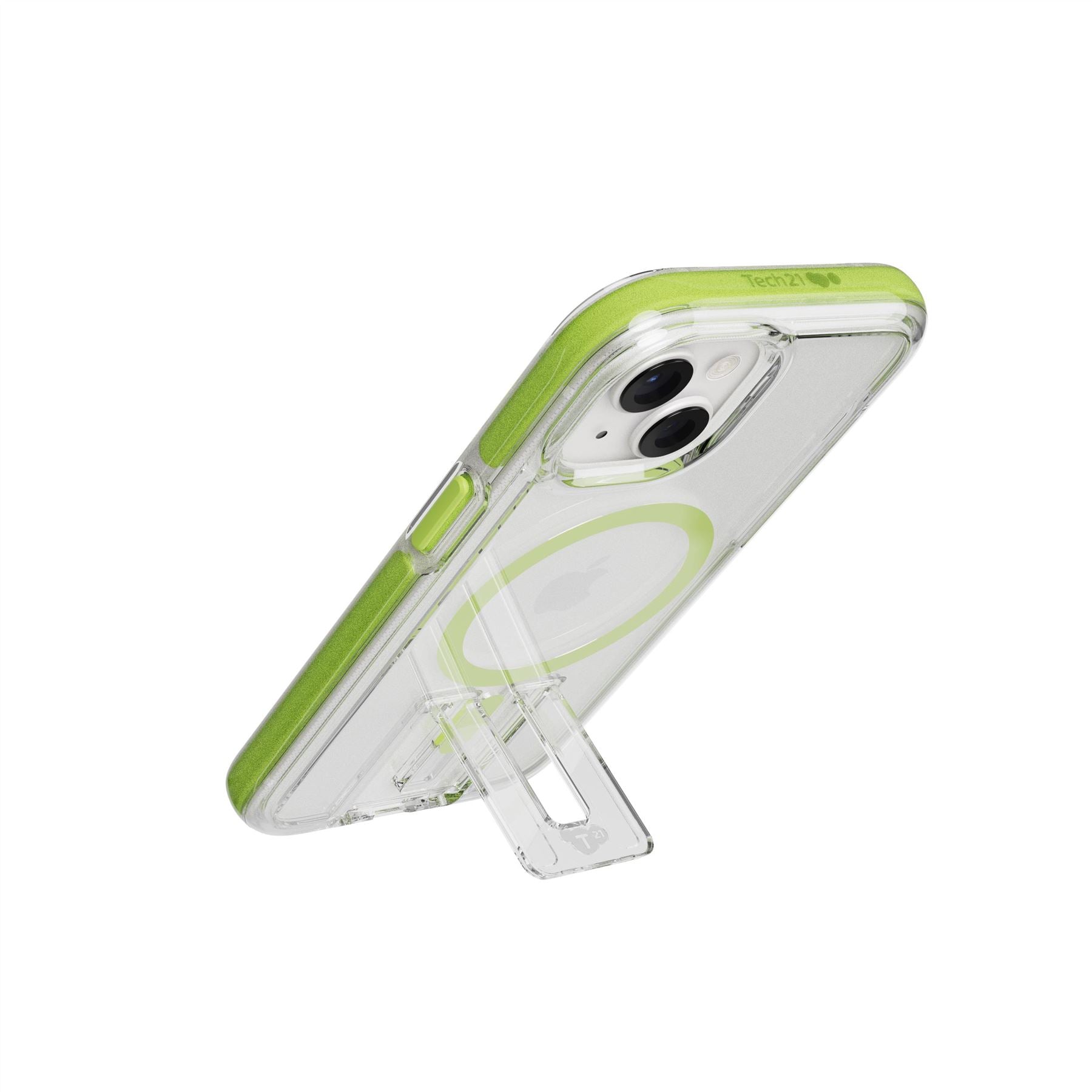 tech21-evocrystal-kick-magsafe-iphone-h-lle-lime-aufsteller image 8