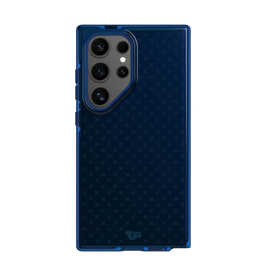tech21-evo-check-galaxy-s24-ultra-h-lle-cobalt-blue-fallschutz image 1