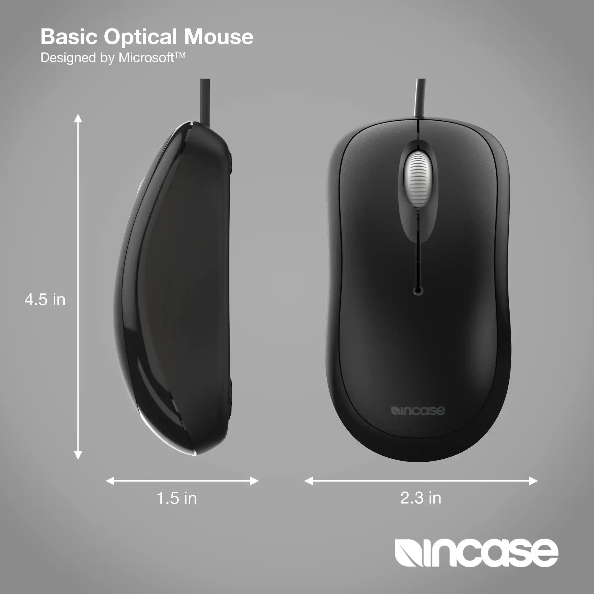 incase-designed-by-microsoft-basic-optical-mouse-maus-schwarz-translucent image 4