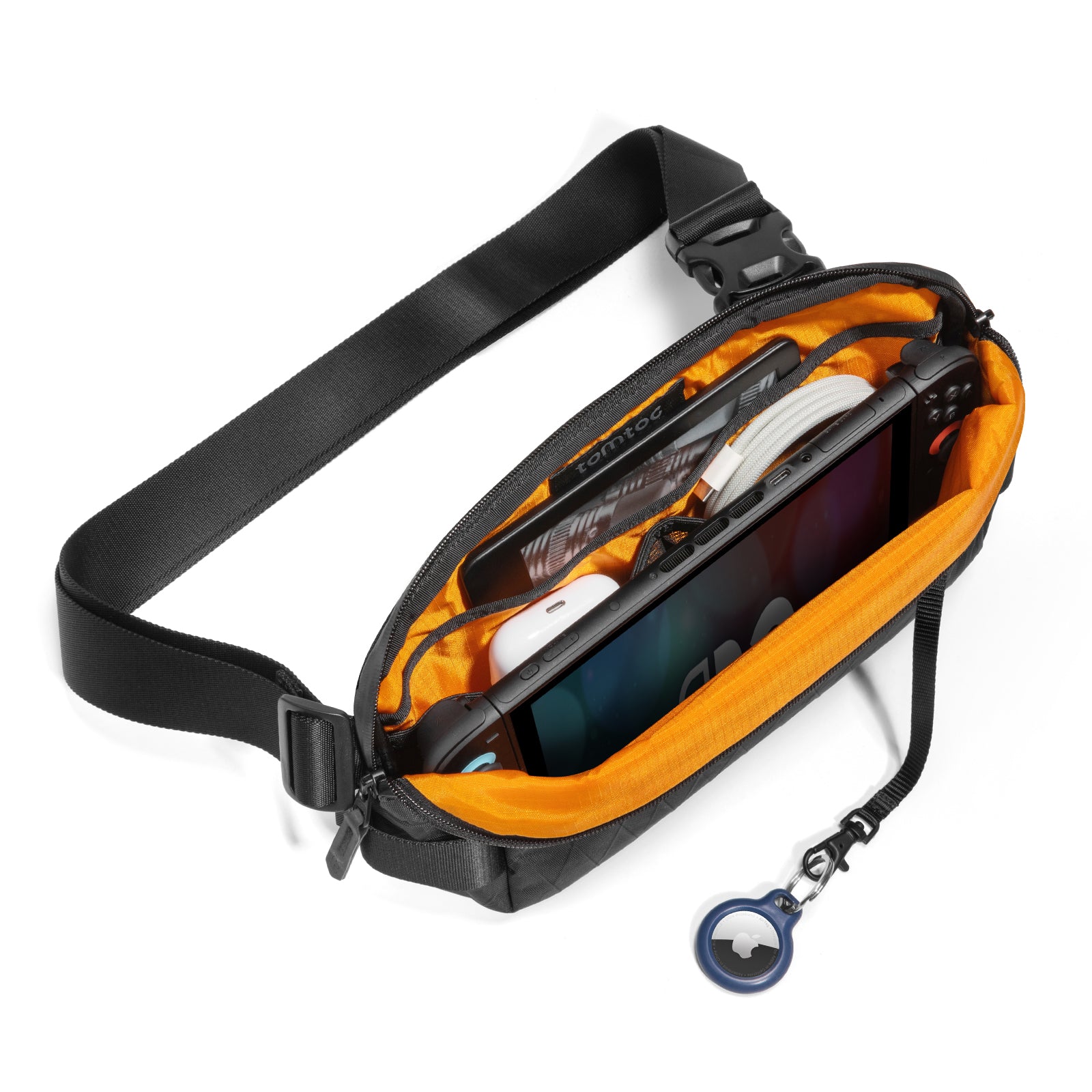 tomtoc-explorer-t21-x-pac-sling-bag-s-3l-wasserdicht-schwarz image 2